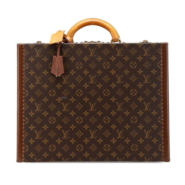 ルイ ヴィトン モノグラム プレジデント クラソール アタッシュケース トランク M53012 ブラウン PVC レザー メンズ LOUIS VUITTON 【中古】