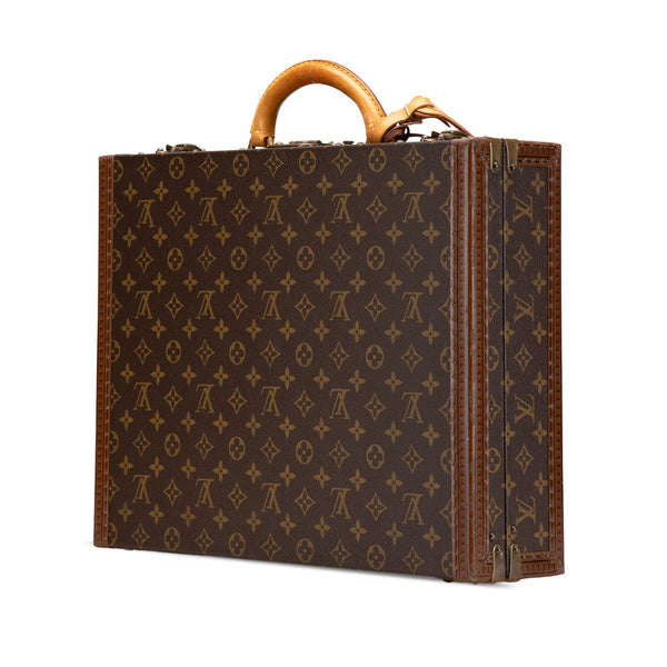 ルイ ヴィトン モノグラム プレジデント クラソール アタッシュケース トランク M53012 ブラウン PVC レザー メンズ LOUIS VUITTON 【中古】