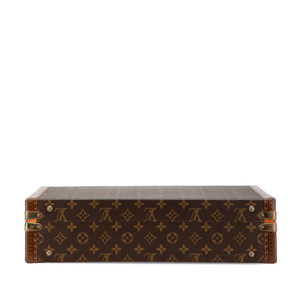 ルイ ヴィトン モノグラム プレジデント クラソール アタッシュケース トランク M53012 ブラウン PVC レザー メンズ LOUIS VUITTON 【中古】