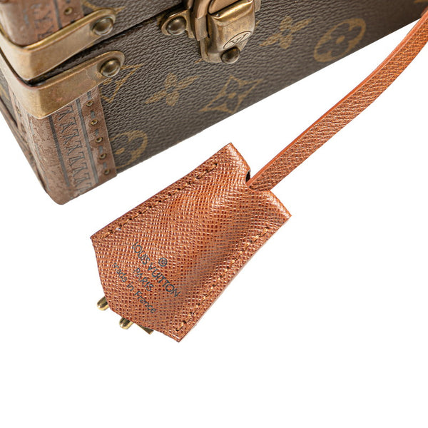 ルイ ヴィトン モノグラム プレジデント クラソール アタッシュケース トランク M53012 ブラウン PVC レザー メンズ LOUIS VUITTON 【中古】