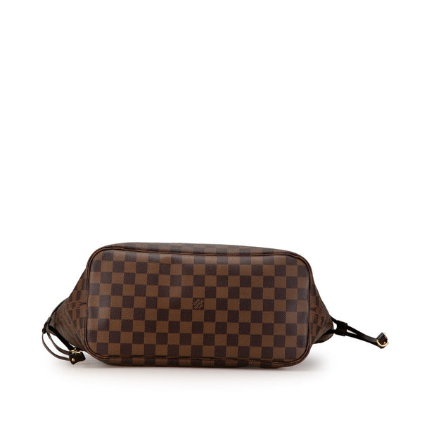 ルイ ヴィトン ダミエ ネヴァーフルMM トートバッグ N41358 ブラウン PVC レザー レディース LOUIS VUITTON 【中古】