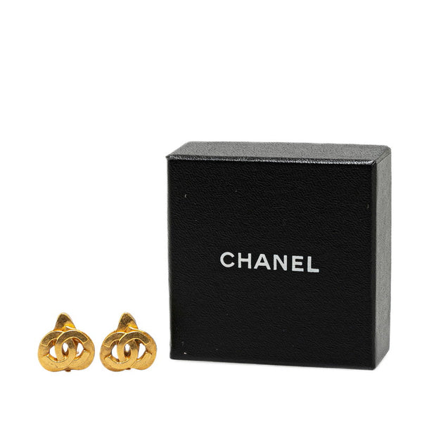 シャネル ヴィンテージ ココマーク ハート モチーフ イヤリング ゴールド メッキ レディース CHANEL 【中古】