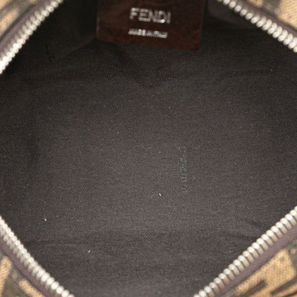 フェンディ ズッカ ハンドバッグ ショルダーバッグ 2WAY 7VA570 ブラウン キャンバス レザー レディース FENDI 【中古】