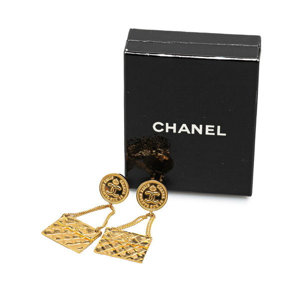 シャネル ココマーク マトラッセバッグ 31 RUE CAMBON PARIS イヤリング ゴールド メッキ レディース CHANEL 【中古】