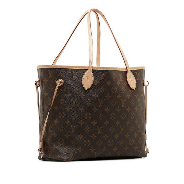 ルイ ヴィトン モノグラム ネヴァーフルMM トートバッグ M41178 ブラウン PVC レザー レディース LOUIS VUITTON 【中古】