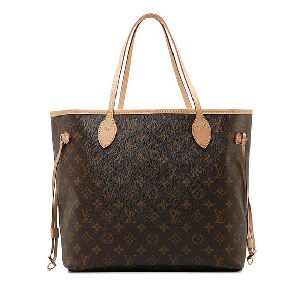 ルイ ヴィトン モノグラム ネヴァーフルMM トートバッグ M41178 ブラウン PVC レザー レディース LOUIS VUITTON 【中古】