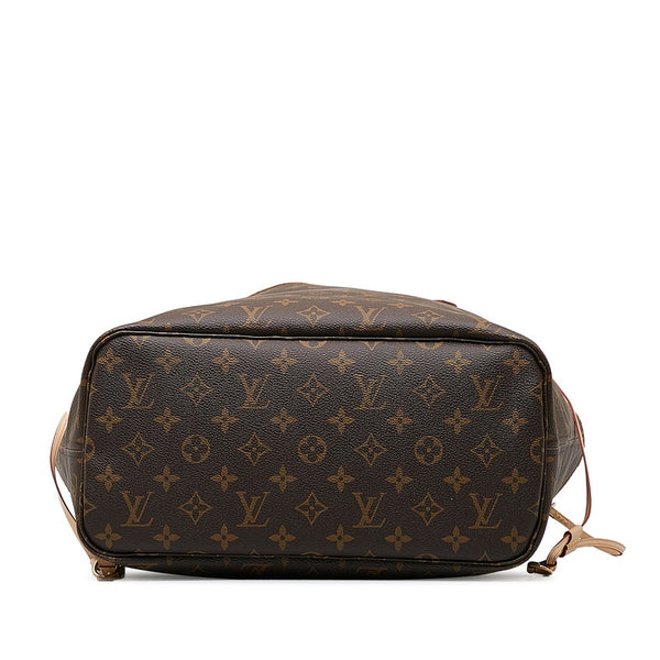 ルイ ヴィトン モノグラム ネヴァーフルMM トートバッグ M41178 ブラウン PVC レザー レディース LOUIS VUITTON 【中古】