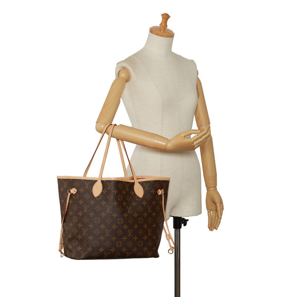 ルイ ヴィトン モノグラム ネヴァーフルMM トートバッグ M41178 ブラウン PVC レザー レディース LOUIS VUITTON 【中古】