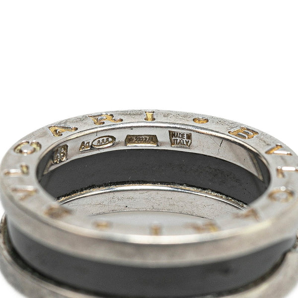 ブルガリ ビーゼロワン リング 指輪 #48 SV925 シルバー レディース BVLGARI 【中古】