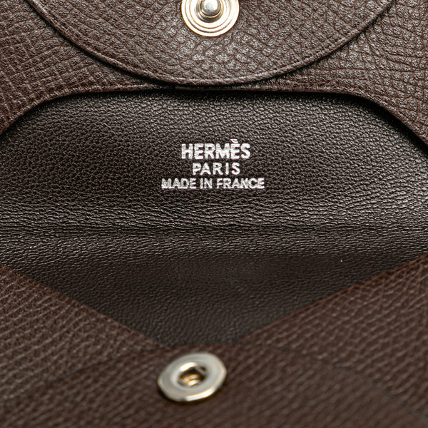 エルメス バスティア クレ コインケース エコルセ ヴォーエプソン メンズ HERMES 【中古】