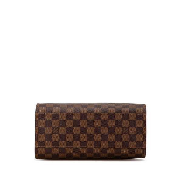 ルイ ヴィトン ダミエ トリアナ ハンドバッグ N51155 ブラウン PVC レザー レディース LOUIS VUITTON 【中古】