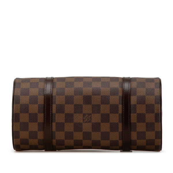 ルイ ヴィトン ダミエ パピヨン26 ハンドバッグ N51304 ブラウン PVC レザー レディース LOUIS VUITTON 【中古】