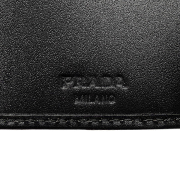 プラダ 6連 キーケース ブラック レザー レディース PRADA 【中古】