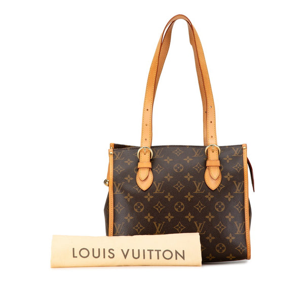 ルイ ヴィトン モノグラム ポパンクール オ ショルダーバッグ トートバッグ M40007 ブラウン PVC レザー レディース LOUIS VUITTON 【中古】