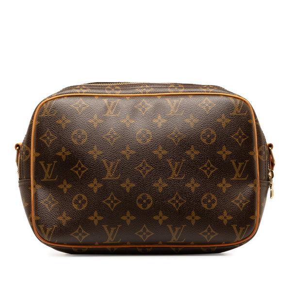 ルイ ヴィトン モノグラム リポーターPM ショルダーバッグ M45254 ブラウン PVC レザー レディース LOUIS VUITTON 【中古】