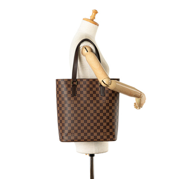 ルイ ヴィトン ダミエ ヴァヴァンGM トートバッグ ハンドバッグ ブラウン PVC レザー レディース LOUIS VUITTON 【中古】