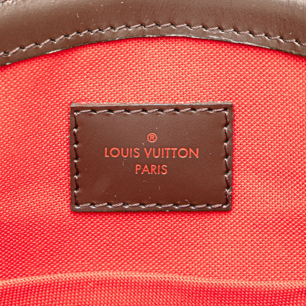 ルイ ヴィトン ダミエ ヴェローナPM ハンドバッグ N41117 ブラウン PVC レザー レディース LOUIS VUITTON 【中古】