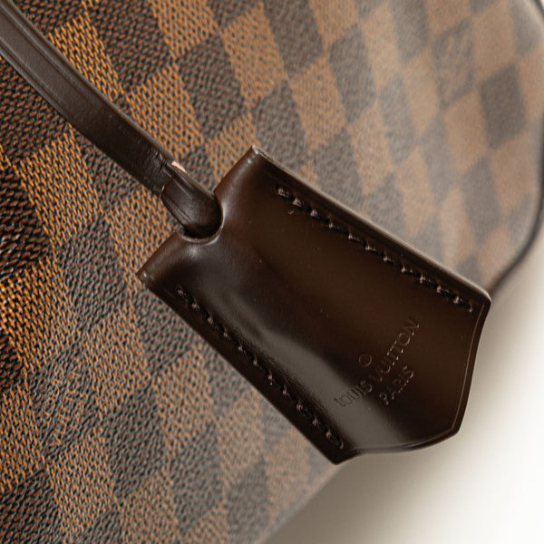 ルイ ヴィトン ダミエ ヴェローナPM ハンドバッグ N41117 ブラウン PVC レザー レディース LOUIS VUITTON 【中古】