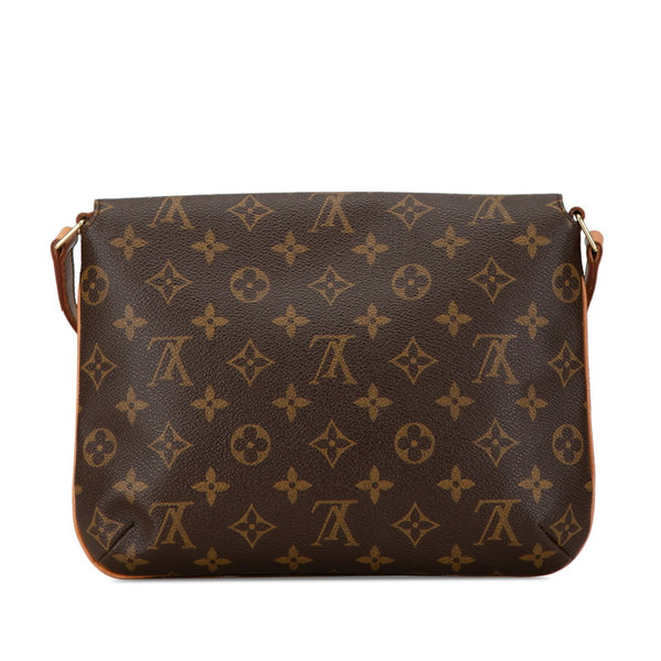 ルイ ヴィトン モノグラム ミュゼット タンゴ ショート ショルダーバッグ M51257 ブラウン PVC レザー レディース LOUIS VUITTON 【中古】