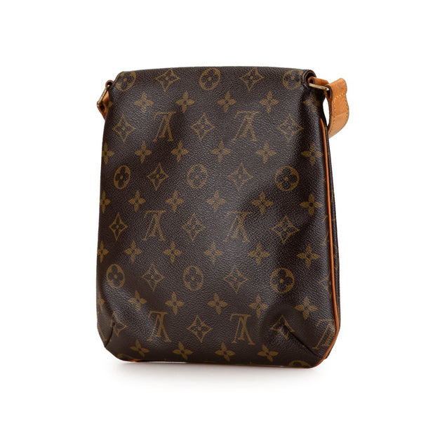 ルイ ヴィトン モノグラム ミュゼット サルサショート ショルダーバッグ M51258 ブラウン PVC レザー レディース LOUIS VUITTON 【中古】