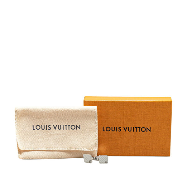 ルイ ヴィトン シャンゼリゼ ブトン ドゥ マンシェット カフス M65043 シルバー メタル メンズ LOUIS VUITTON 【中古】