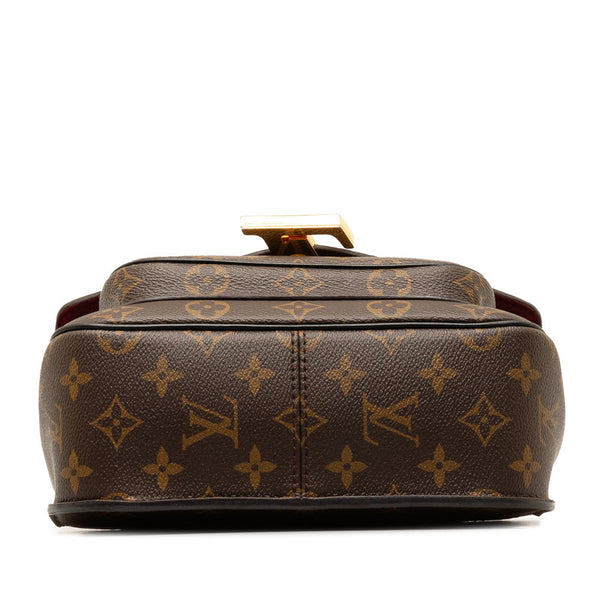 ルイ ヴィトン モノグラム パッシー チェーン ショルダーバッグ M45592 ブラウン PVC レザー レディース LOUIS VUITTON 【中古】