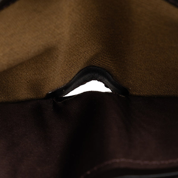 フェンディ ズッカ 札入れ 7M0165 ブラウン キャンバス レディース FENDI 【中古】