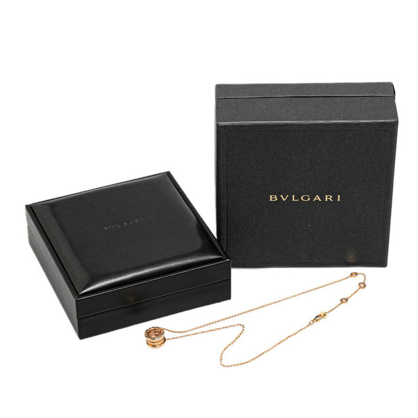 ブルガリ ビーゼロワン ネックレス 335924 K18PG ピンクゴールド レディース BVLGARI 【中古】