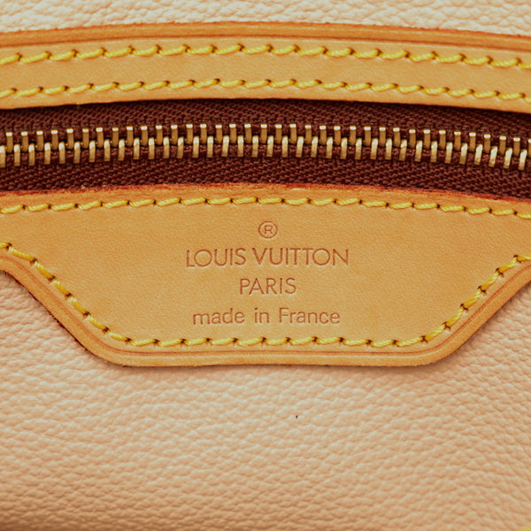 ルイ ヴィトン モノグラム プチ バケットPM トートバッグ ショルダーバッグ M42238 ブラウン PVC レザー レディース LOUIS VUITTON 【中古】