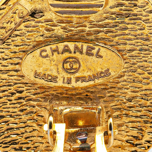 シャネル ココマーク ひし形 モチーフ イヤリング ゴールド メッキ レディース CHANEL 【中古】