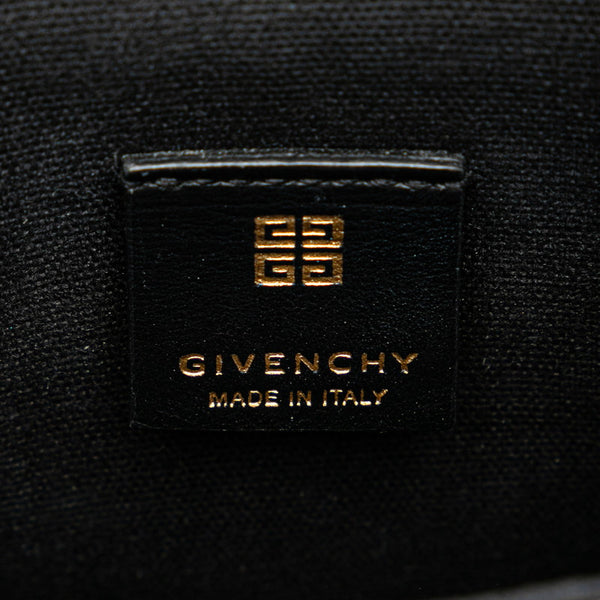 ジバンシー ミニ バーティカル ハンドバッグ ショルダーバッグ 2WAY BB50R9B1GT ブラック PVC レザー レディース Givenchy 【中古】