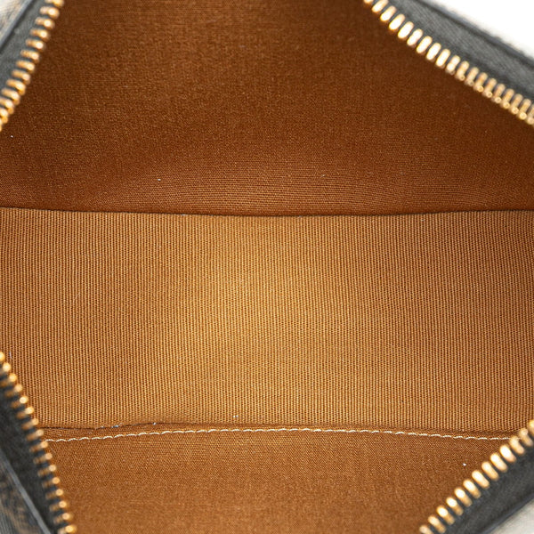 セリーヌ トリオンフ アヴァ ハンドバッグ ワンショルダーバッグ ブラウン PVC レザー レディース CELINE 【中古】