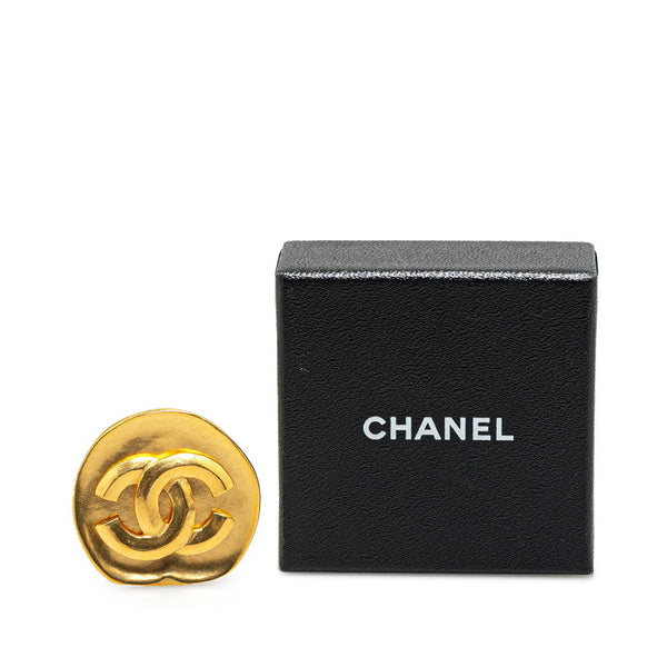 シャネル ヴィンテージ ココマーク ブローチ ゴールド メッキ レディース CHANEL 【中古】