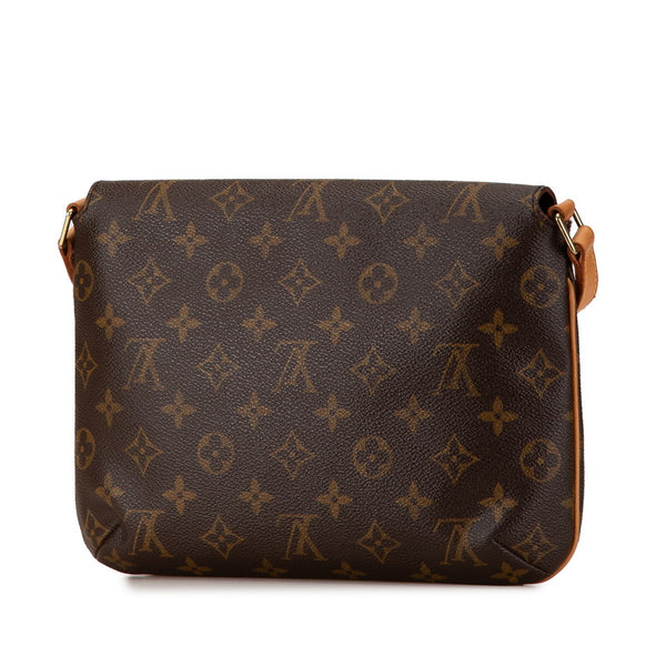 ルイ ヴィトン モノグラム ミュゼット タンゴ ショート ショルダーバッグ M51257 ブラウン PVC レザー レディース LOUIS VUITTON 【中古】