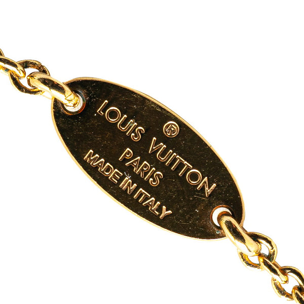 ルイ ヴィトン エセンシャルV ネックレス M61083 ゴールド メッキ レディース LOUIS VUITTON 【中古】