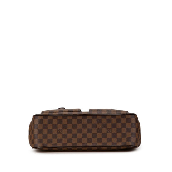 ルイ ヴィトン ダミエ ユゼス トートバッグ N51128 ブラウン PVC レザー レディース LOUIS VUITTON 【中古】