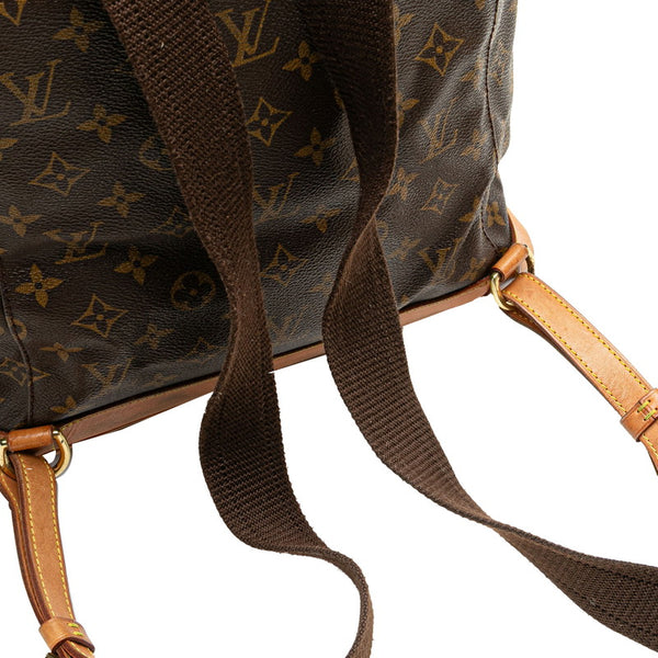 ルイ ヴィトン モノグラム モンスリGM リュック バックパック M51135 ブラウン PVC レザー レディース LOUIS VUITTON 【中古】