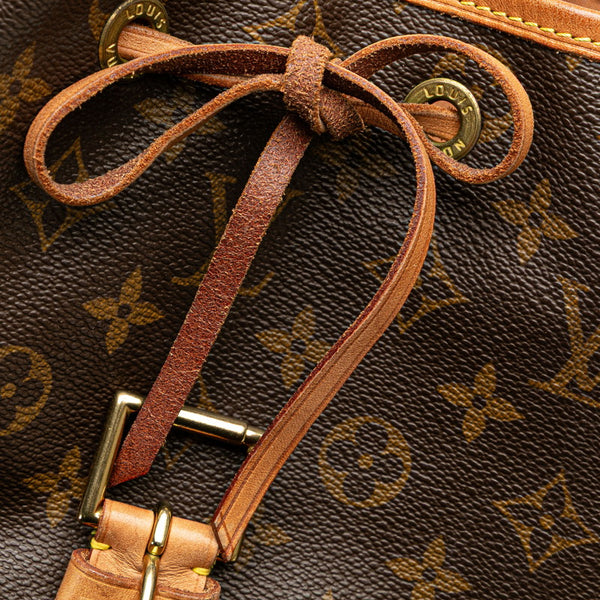 ルイ ヴィトン モノグラム モンスリGM リュック バックパック M51135 ブラウン PVC レザー レディース LOUIS VUITTON 【中古】