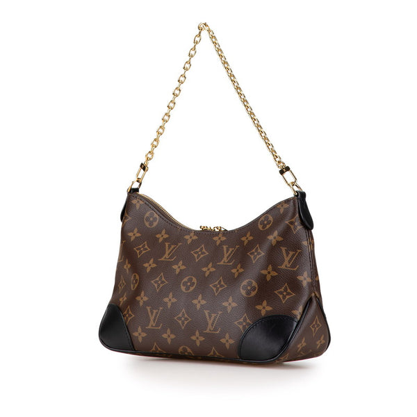 ルイ ヴィトン モノグラム ブローニュNM ハンドバッグ ショルダーバッグ 2WAY M45831 ブラウン PVC レザー レディース LOUIS VUITTON 【中古】