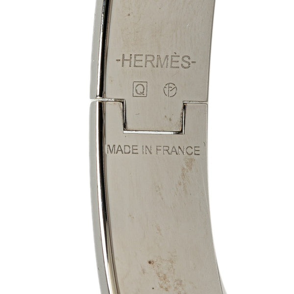エルメス クリックH PM バングル シルバー ピンク メタル レディース HERMES 【中古】