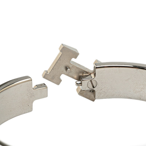エルメス クリックH PM バングル シルバー ピンク メタル レディース HERMES 【中古】