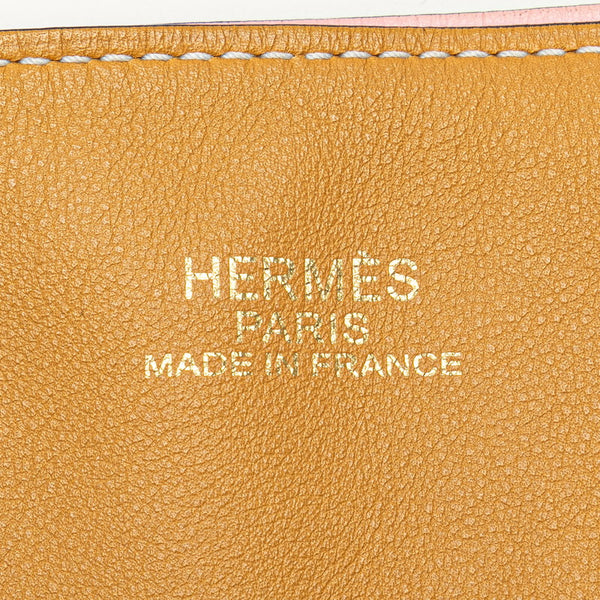 エルメス ドゥブルセンス36 トートバッグ ショルダーバッグ ブラウン ヴォーシッキム レディース HERMES 【中古】