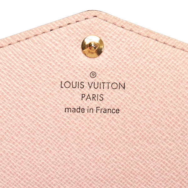 ルイ ヴィトン モノグラム ポルトフォイユ サラ 長財布 M62235 ローズ・バレリーヌ ブラウン PVC レディース LOUIS VUITTON 【中古】