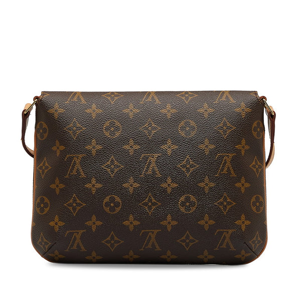 ルイ ヴィトン モノグラム ミュゼット タンゴ ショート ショルダーバッグ M51257 ブラウン PVC レザー レディース LOUIS VUITTON 【中古】