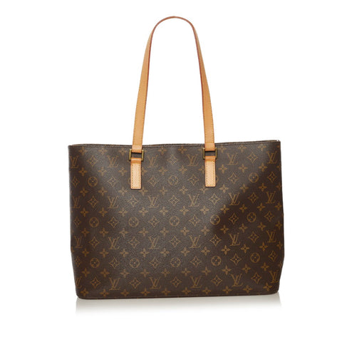 ルイ ヴィトン モノグラム ルコ ショルダーバッグ トートバッグ M51155 ブラウン PVC レザー レディース LOUIS VUITTON 【中古】