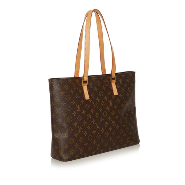 ルイ ヴィトン モノグラム ルコ ショルダーバッグ トートバッグ M51155 ブラウン PVC レザー レディース LOUIS VUITTON 【中古】