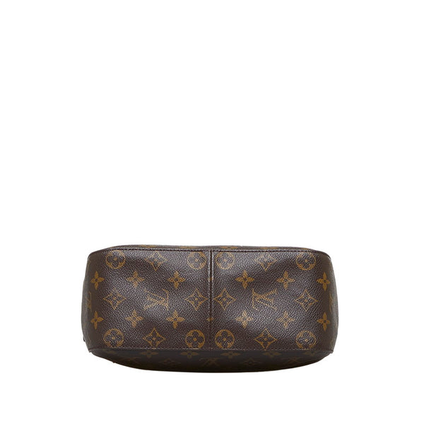 ルイ ヴィトン モノグラム ルーピングMM ショルダーバッグ M51146 ブラウン PVC レザー レディース LOUIS VUITTON 【中古】