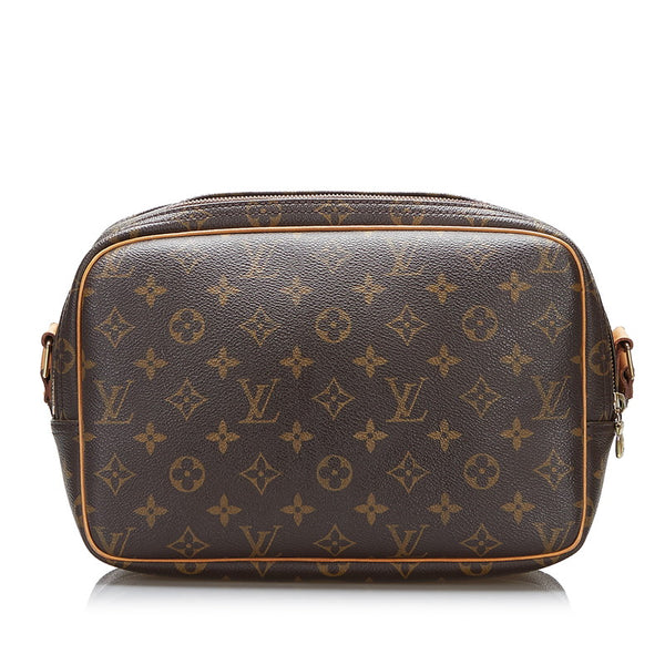 ルイ ヴィトン モノグラム リポーターPM 斜め掛け ショルダーバッグ M45254 ブラウン PVC レザー レディース LOUIS VUITTON 【中古】