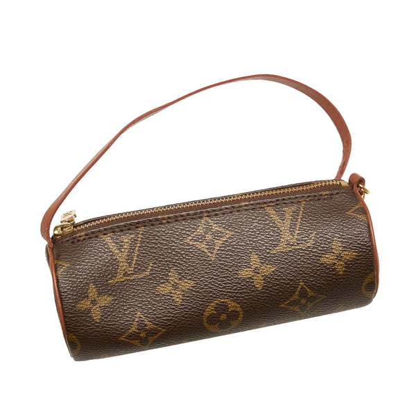 ルイ ヴィトン モノグラム 旧パピヨン30 ハンドバッグ M51385 ブラウン PVC レザー レディース LOUIS VUITTON 【中古】