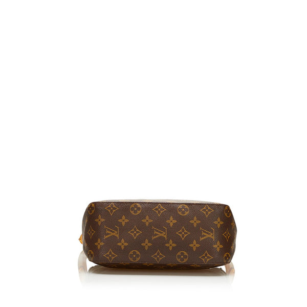 ルイ ヴィトン モノグラム ルーピング MM ショルダーバッグ M51146 ブラウン PVC レザー レディース LOUIS VUITTON 【中古】